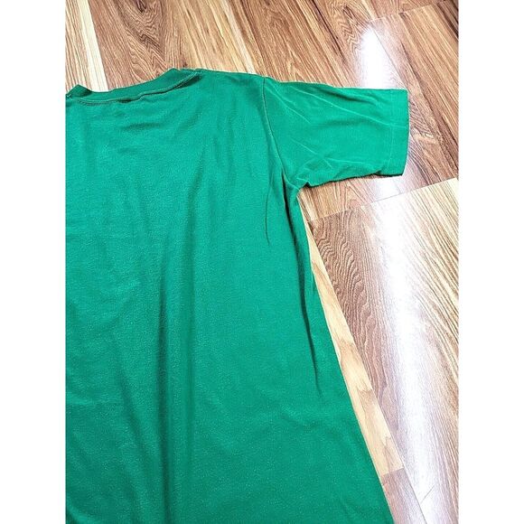 Vintage 70s‎ Sportswear T Shirt Boca West Tennis Size Medium Single Stitch Green - Picture 8 of 8
